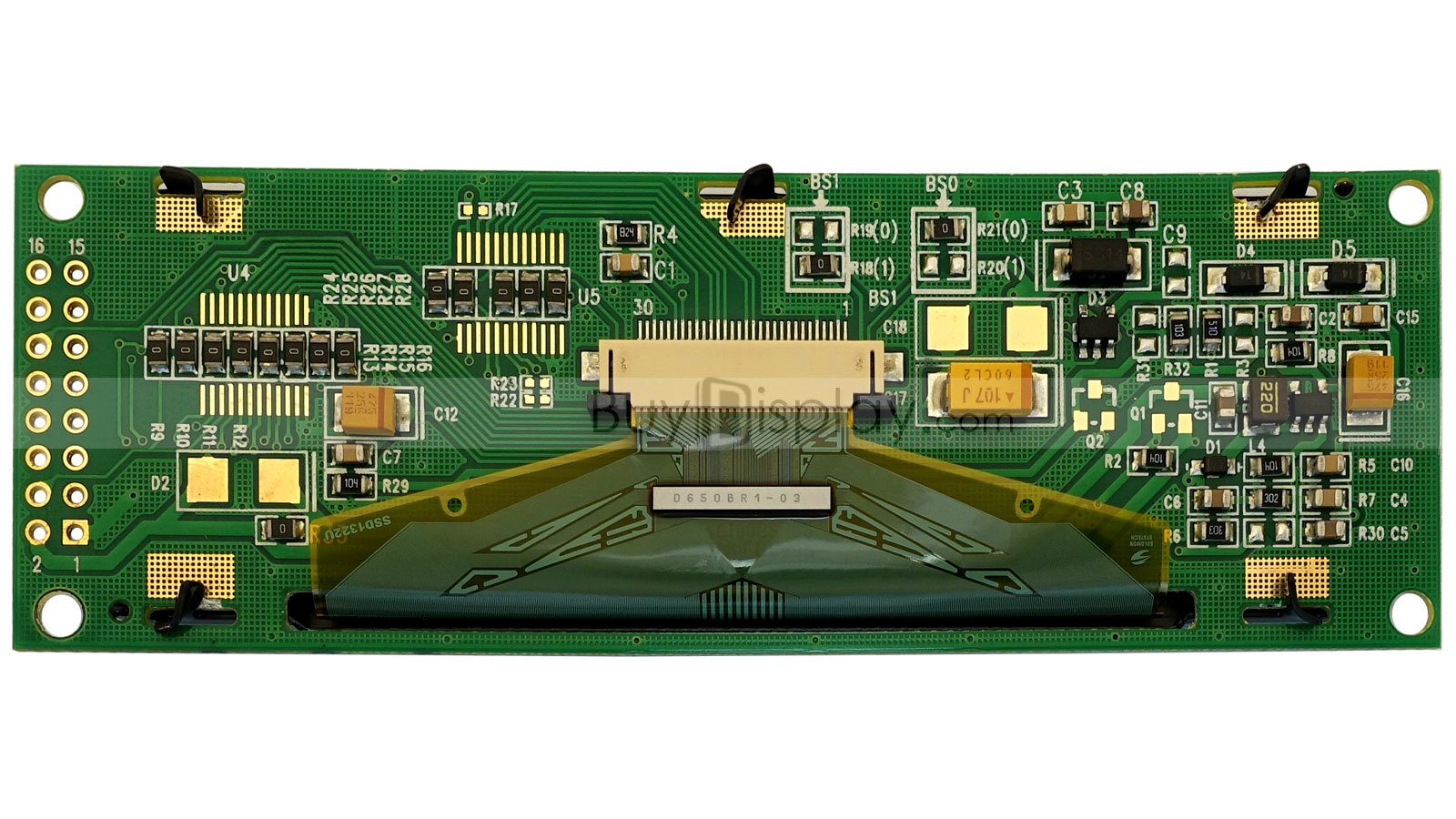 Yellow 3.2inch OLED Display Module/25664 with Adapter Board for Arduino and Shumpai