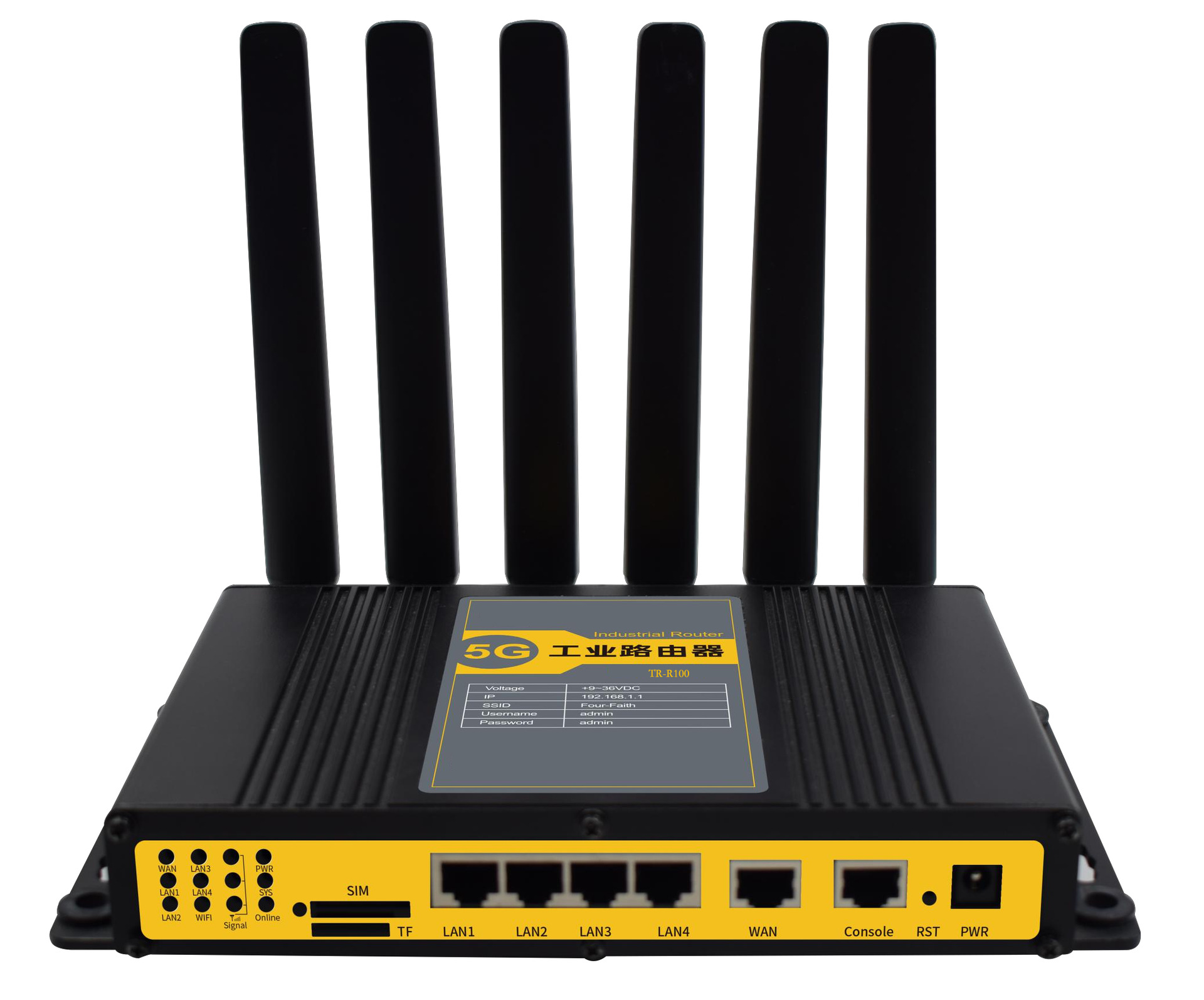 TonGru 5G Industrial Router Wireless Data Transmission Terminal Equipment Full Network Repeater Field 4G3G2G