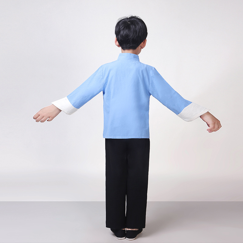 2021 Spring New Fashionable Boys' Republic of China Clothing Children's Performance Costume Chinese Style Special Children's Dress