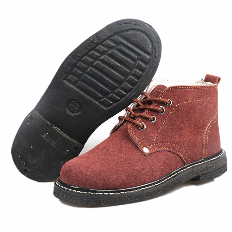 Men's Breathable Work Shoes with Tire Soles, Steel Toe Caps, Anti-Smash, Anti-Puncture, Welding Shoes, High Temperature Resistance and Anti-Slip