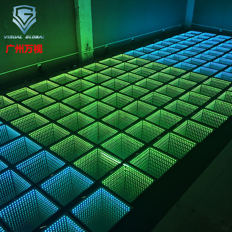 Большая поставка, светящаяся лампа для пола, 3D зеркальная лампа