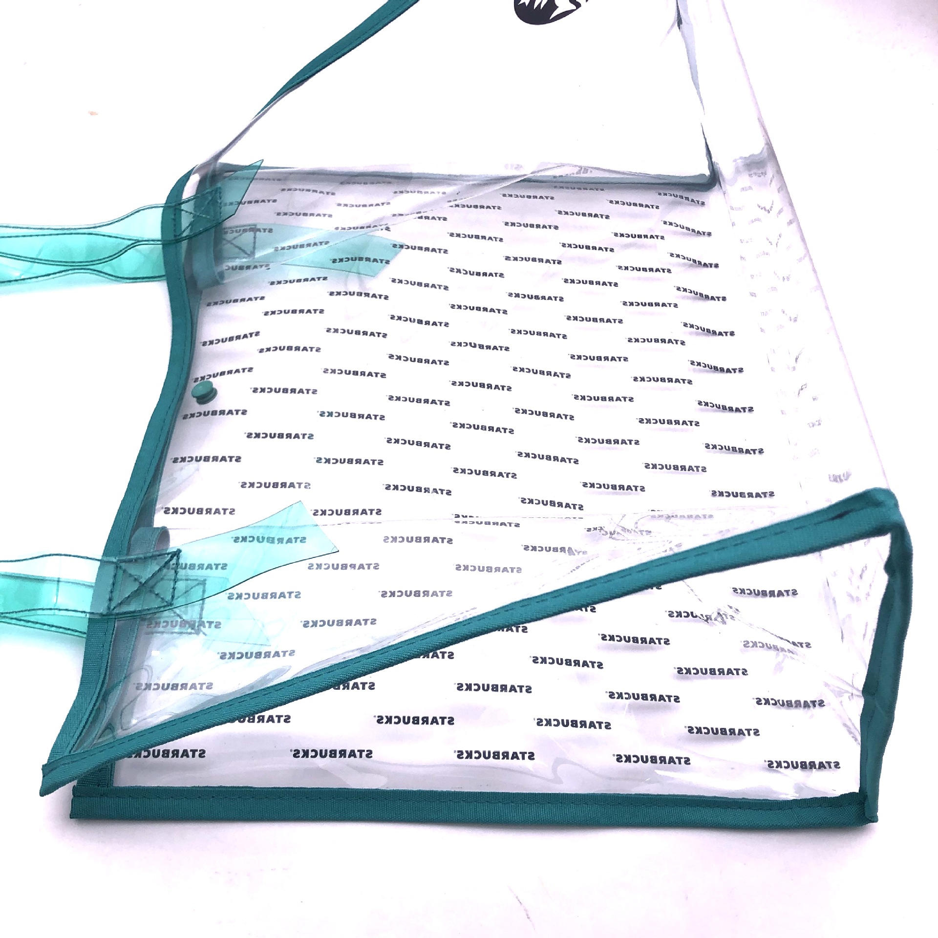 PVC transparent waterproof handbag shopping promotional bag shoulder bag clothing storage bag storage bag