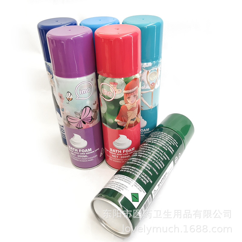 Slim IMQ shaving foam color Crystal mud puzzle fun DIY foam snowflake mud in stock wholesale