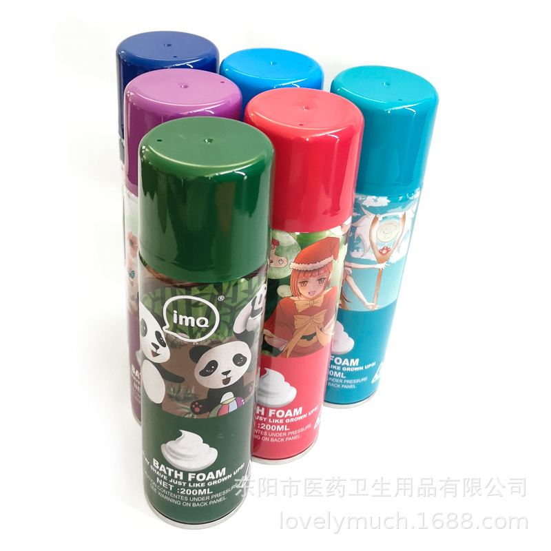 Slim IMQ shaving foam color Crystal mud puzzle fun DIY foam snowflake mud in stock wholesale