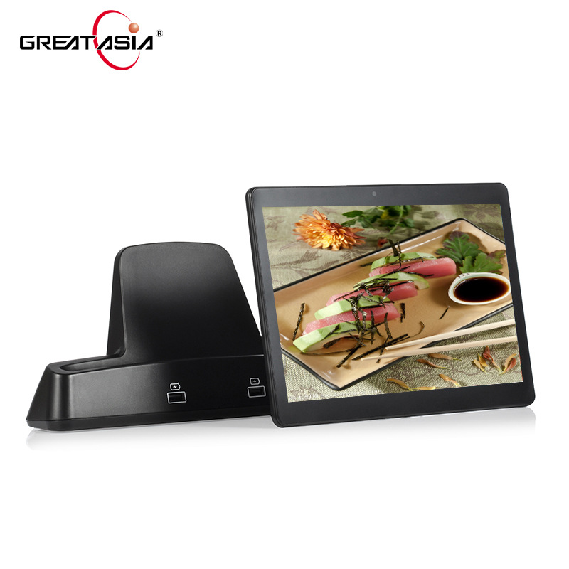 Wireless charging tablet magnetic suction charging tablet ordering tablet 10.1-inch Android tablet