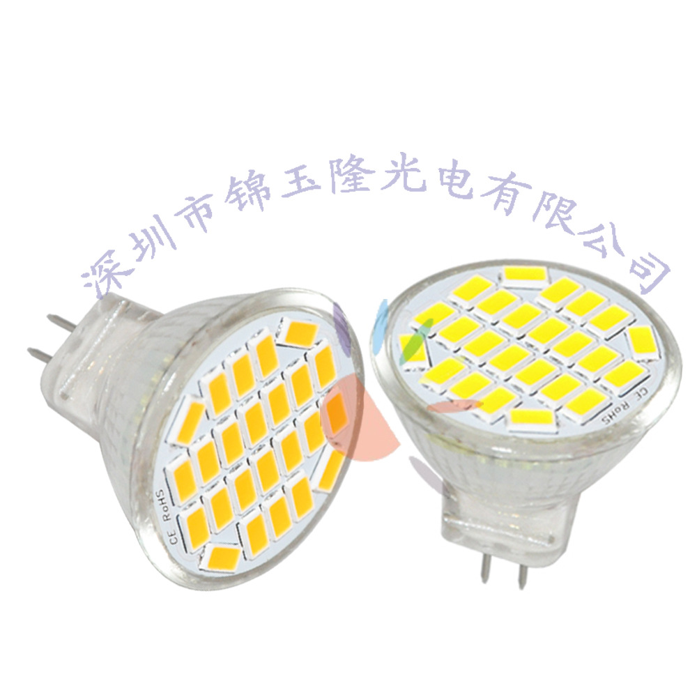 Домашнее освещение MR11 3W светодиодная лампа чаша низкое напряжение 12-24V 24SMD 5730 светодиодный точечный светильник