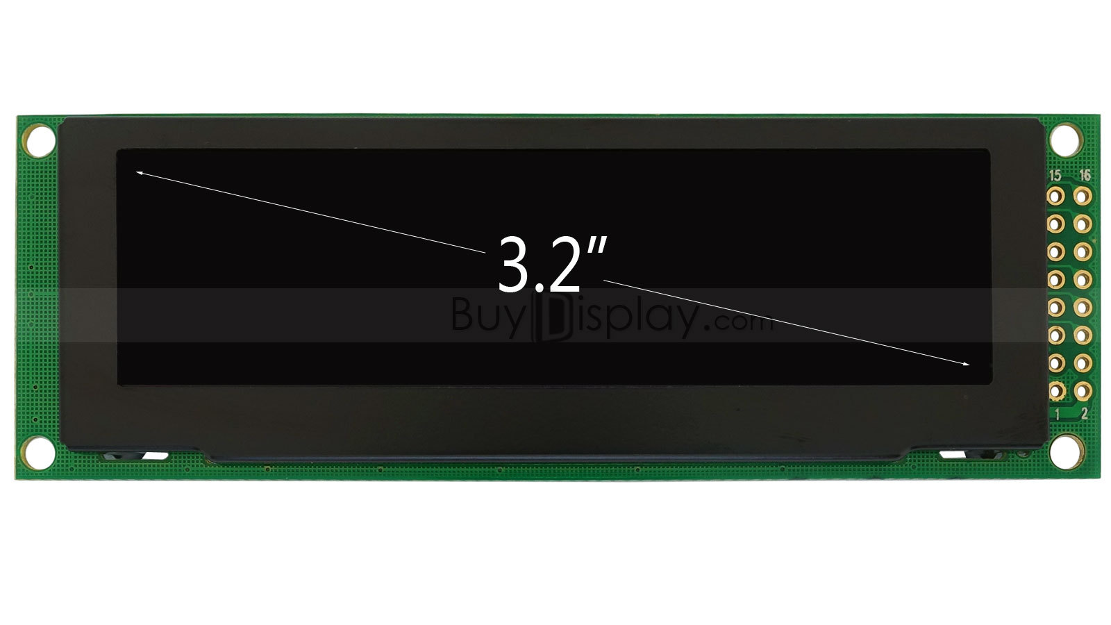 Yellow 3.2inch OLED Display Module/25664 with Adapter Board for Arduino and Shumpai