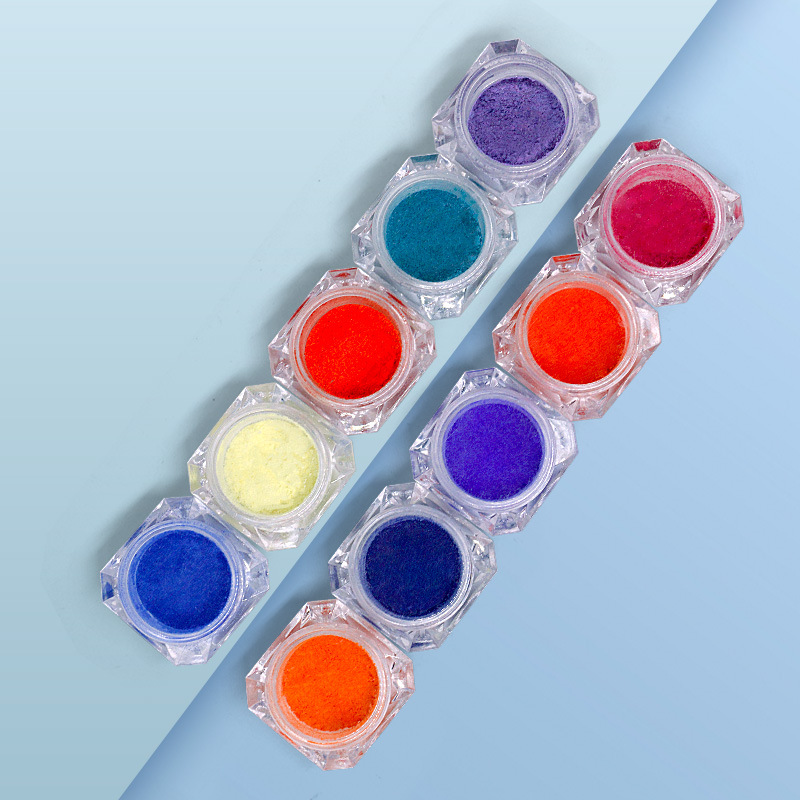 Temperature change powder Plasticine temperature change toner hand kneading color change raw materials color change color 31 degree temperature change