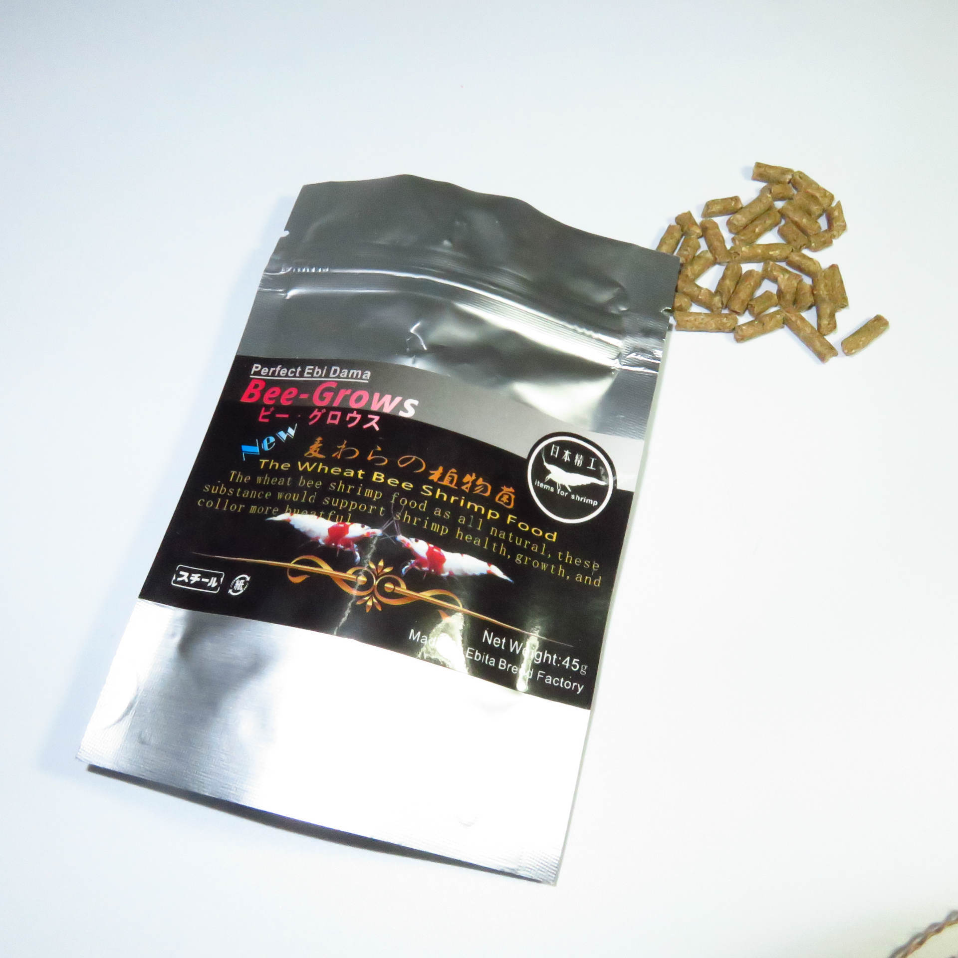 Fish tank aquarium ornamental shrimp malt fungus crystal shrimp grain malt fungus crystal shrimp grain shrimp 45g aquarium fish and shrimp grain