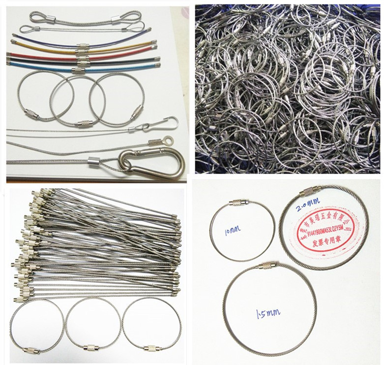 Производители поставляют различные стальные тросы, цветные покрытые провода, обработка оцинкованного троса