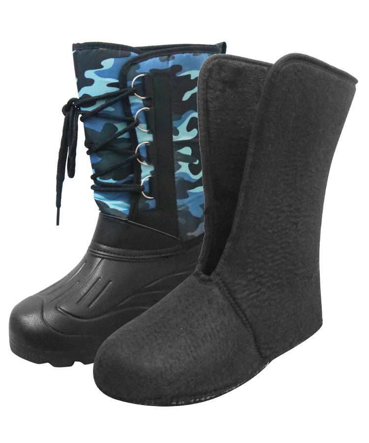Snow boots men's winter warm waterproof cotton shoes non-slip fishing shoes winter fishing boots sea fishing boots ice fishing shoes Sanda fishing shoes boots