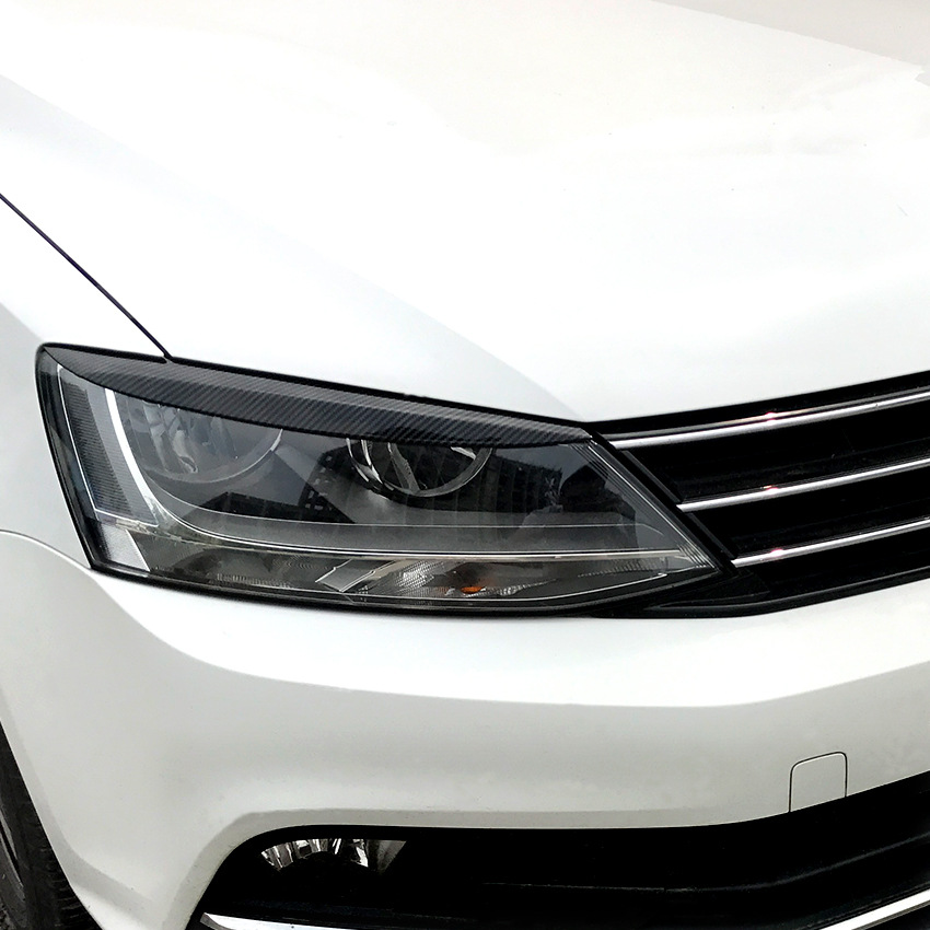 Suitable for Volkswagen Sagitar Overseas Jetta Six Generation Jetta MK6 Headlight Eyebrow Car Sticker Exterior Modification
