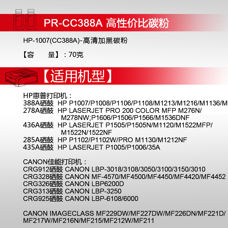 Tianwei applies Canon CRG328 Toner MF4712 4410 4710 4450 4752 4570 4500