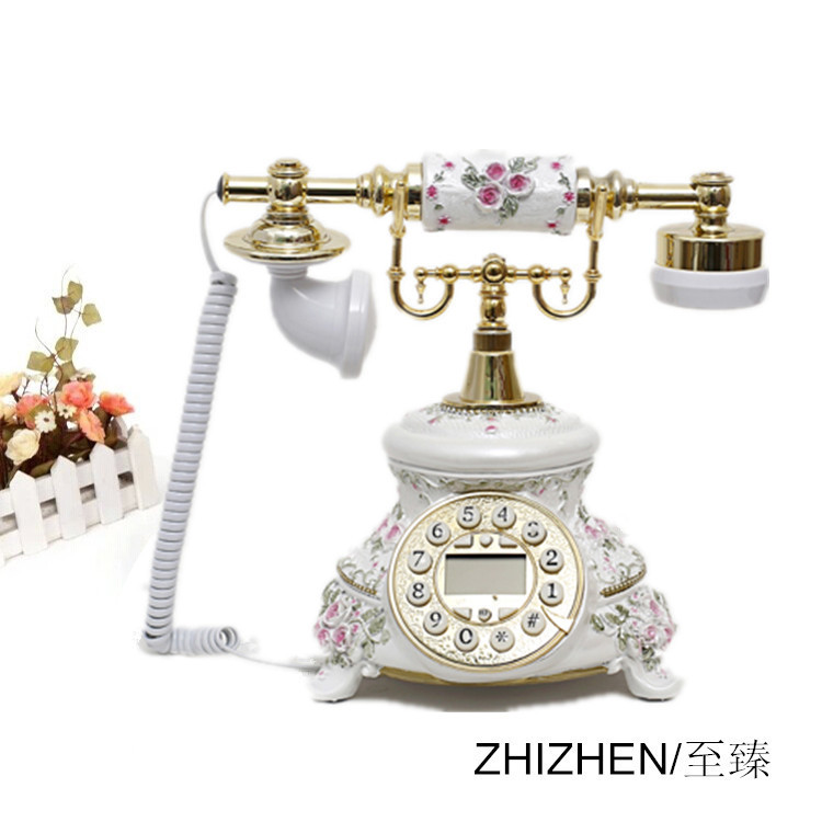 Zhizhen factory brand antique retro phone European fashion creative Princess phone home decoration fixed landline