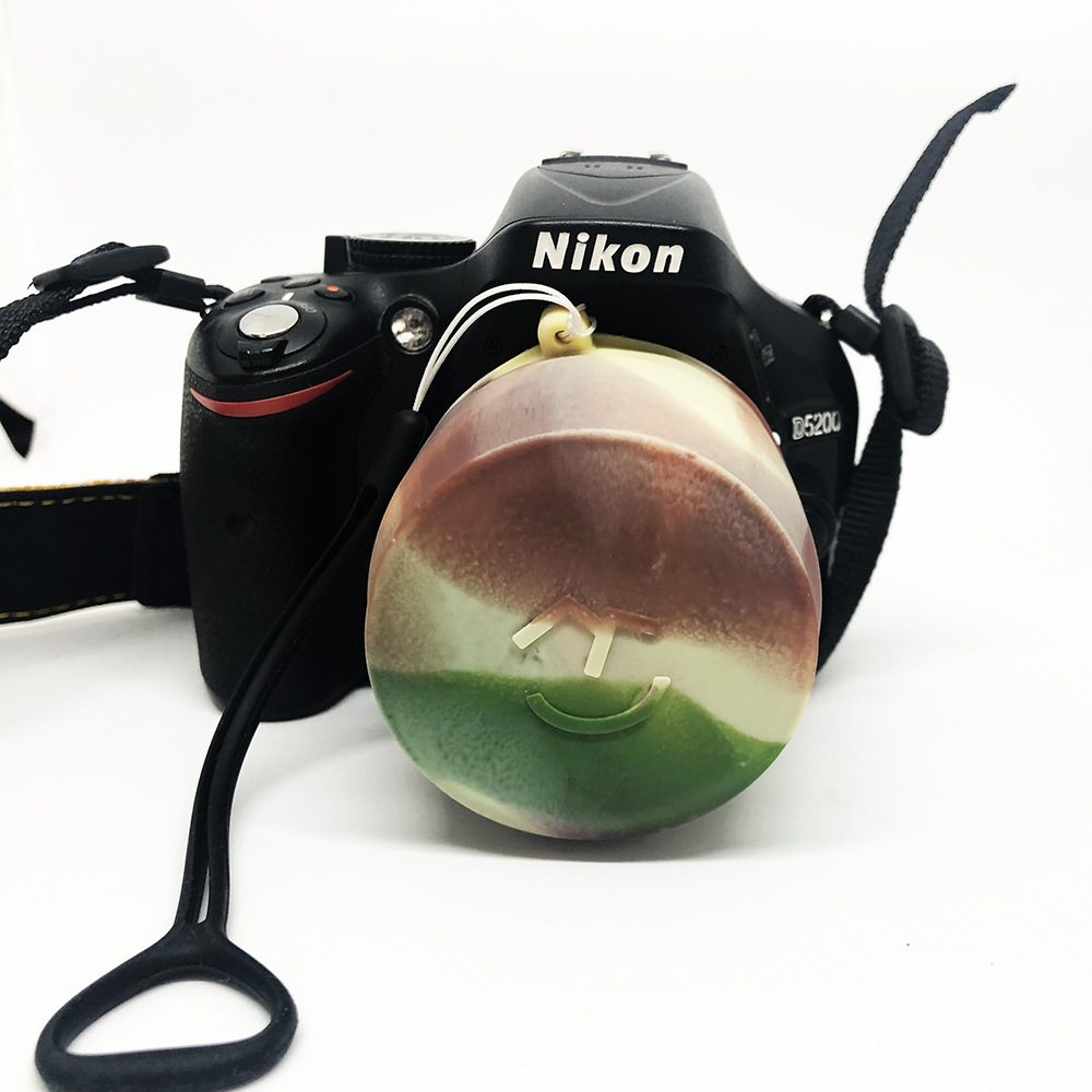 Силиконовый чехол для объектива, водонепроницаемый и пылезащитный, с ремешком