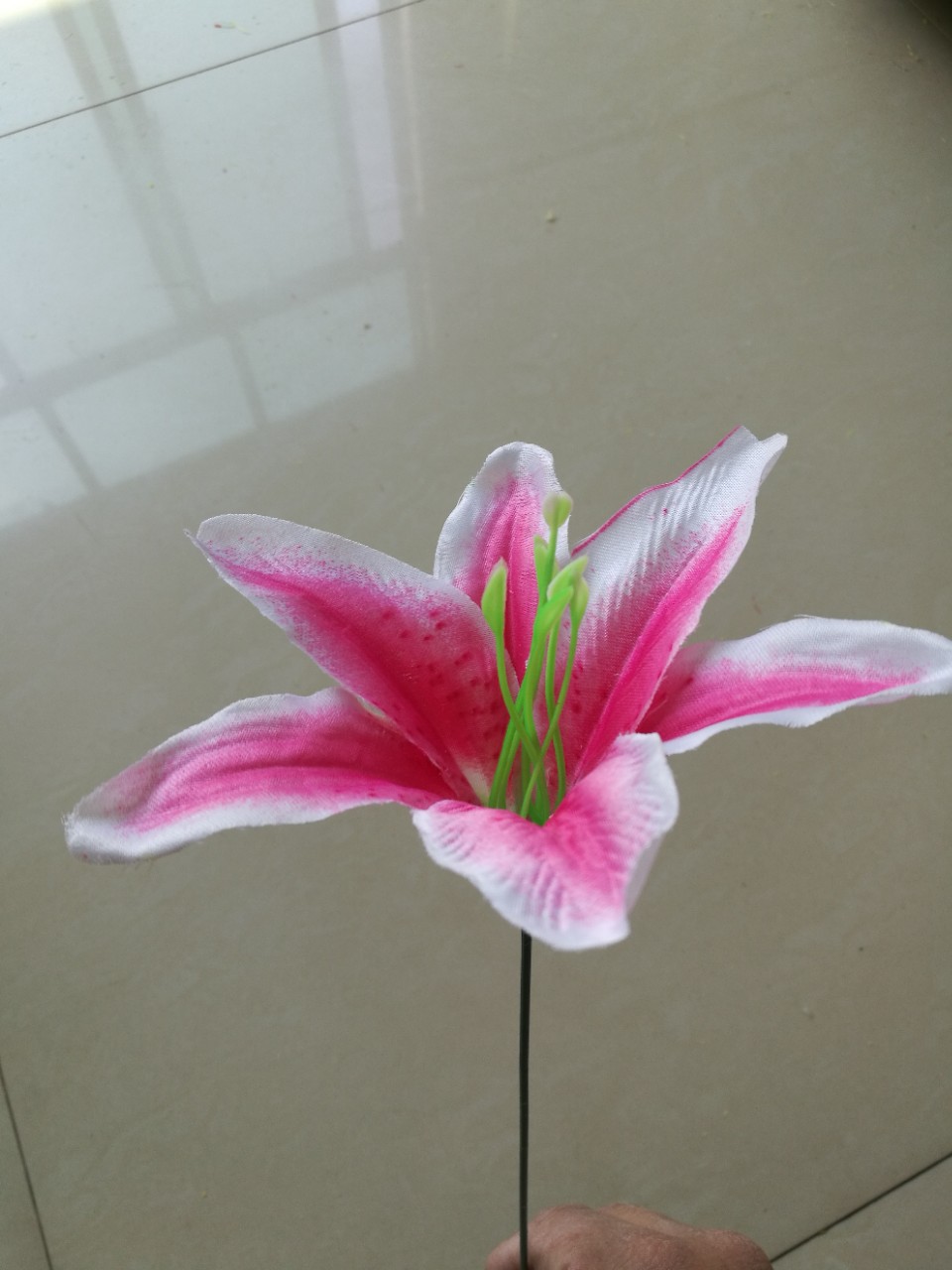 Спот! Прямые поставки с фабрики 13 см лилия цветок свадебный цветок шелковый цветок подарок Цинмин цветок Тигровая Орхидея