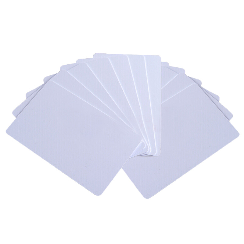 Supply Magnetic Stripe Cards, Low Resistance 300Oe, High Resistance 2750Oe Magnetic Stripe Membership Cards, Brand New Pet White Cards, Pvc Cards