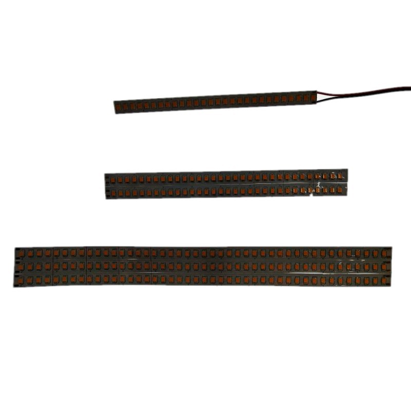 Car Rearview mirror light two-color streamer light yellow light steering water car unlock a touch of blue and white light factory direct sales