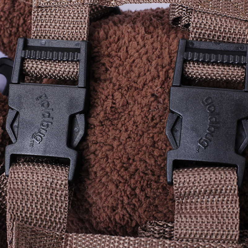 Manufacturers wholesale children's anti-lost backpack outdoor plush toy brown bear backpack toddler learning to walk backpack