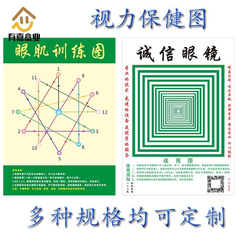 Стол Far View большой увеличенный обзор клейкий задний вид уход за зрением спортивный учебный плакат медицинский стенд