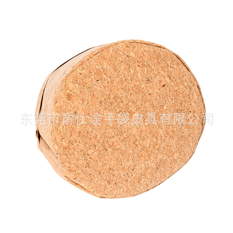 Scandinavian Succulent Cork Flowerpot, Environmentally Friendly and Simple Real Wood Storage Tube, Cylindrical Cork Flowerpot