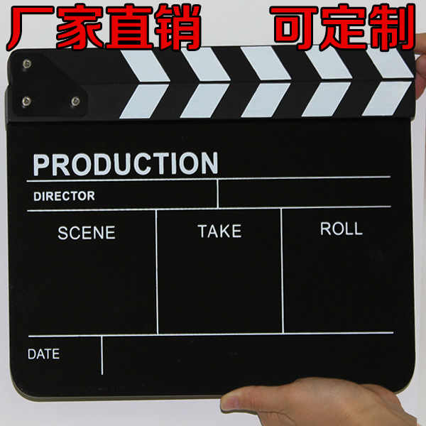 Пленка ракетная доска поле доска съемочная доска черно-белая полоска поле доска акрил английский бесплатная доставка YX-3HH