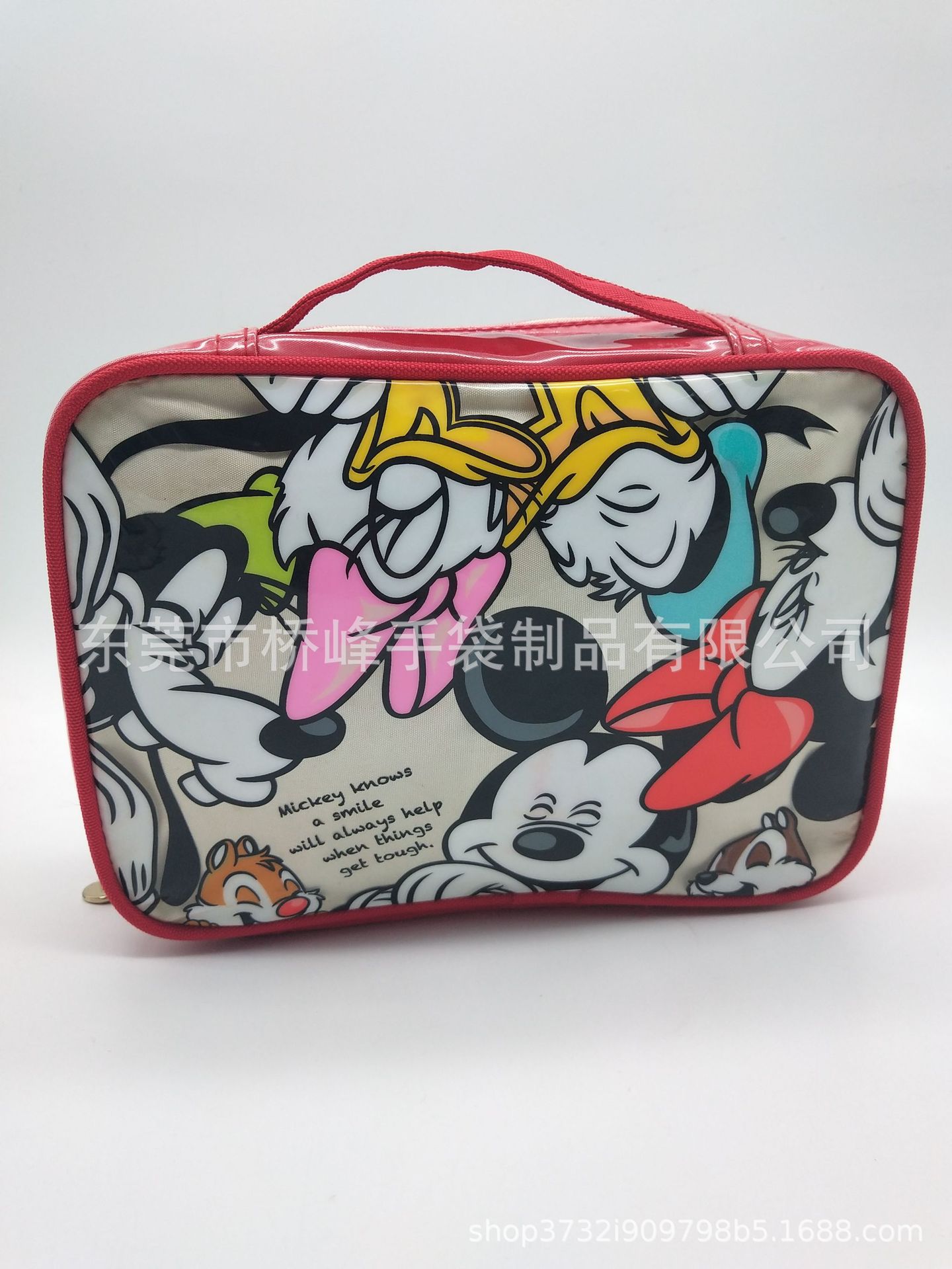 Косметичка Qiaofeng на заказ, маленькая портативная сумка для туалетных принадлежностей большого объема, милый аниме стиль