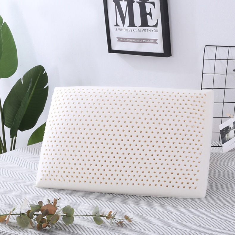 Latex Pillow Core Single Cervical Spine Pillow Student Adult Low Pillow Home Bread Pillow
