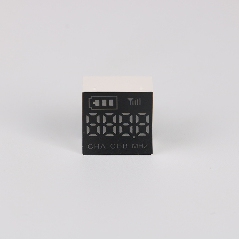 Manufacturers supply bright monochrome 4-digit led digital tube microphone digital tube display yellow touch segment code