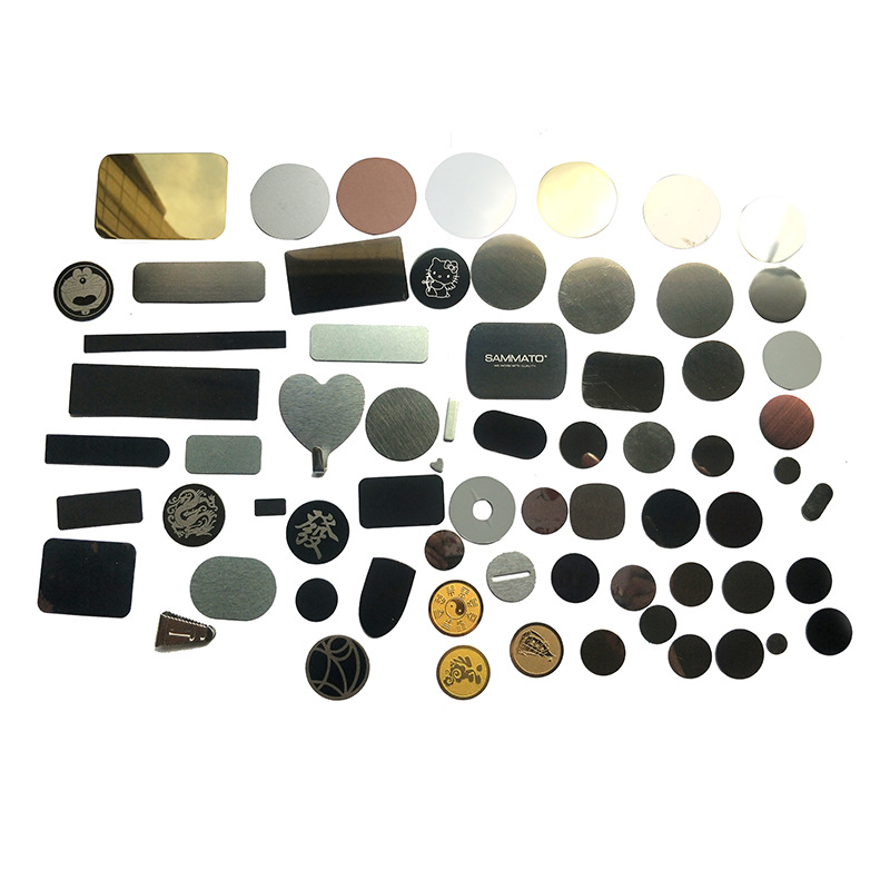 Золотая, серебряная, черная, розовая магнитная круглая подставка для мобильного телефона из нержавеющей стали