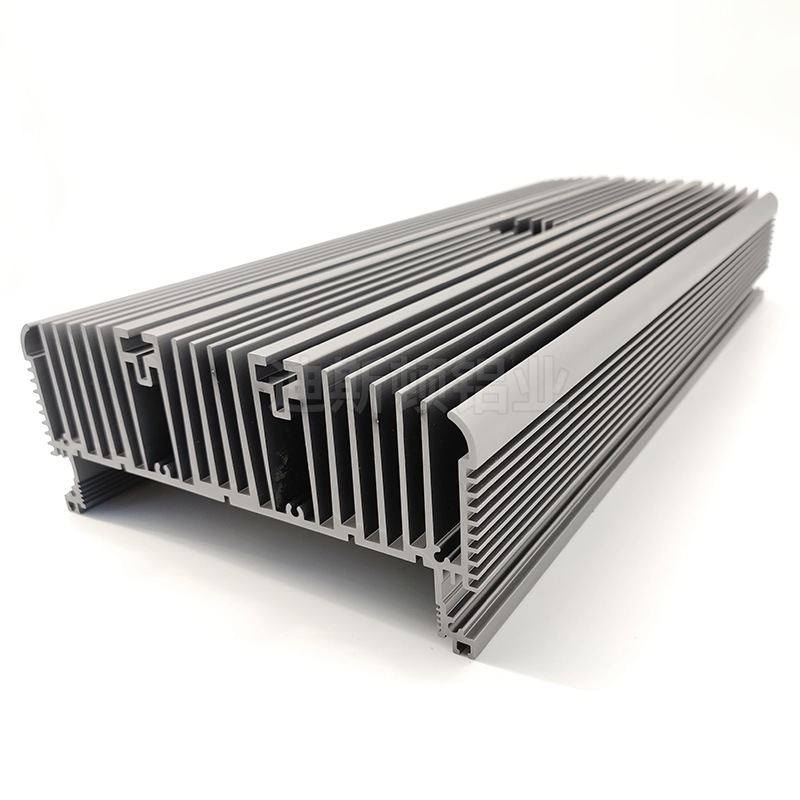 Open mold custom aluminum radiator extrusion CNC processing aluminum alloy high-power LED lamp Radiator Module