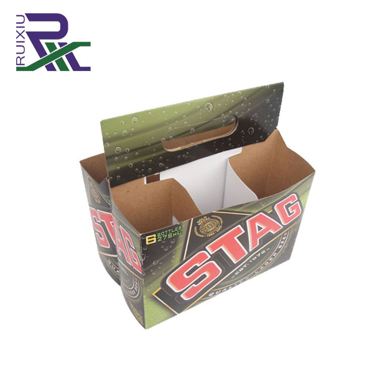 Christmas Beverage Packaging Box Restaurant Ktv Portable Beer Box 6-Pack