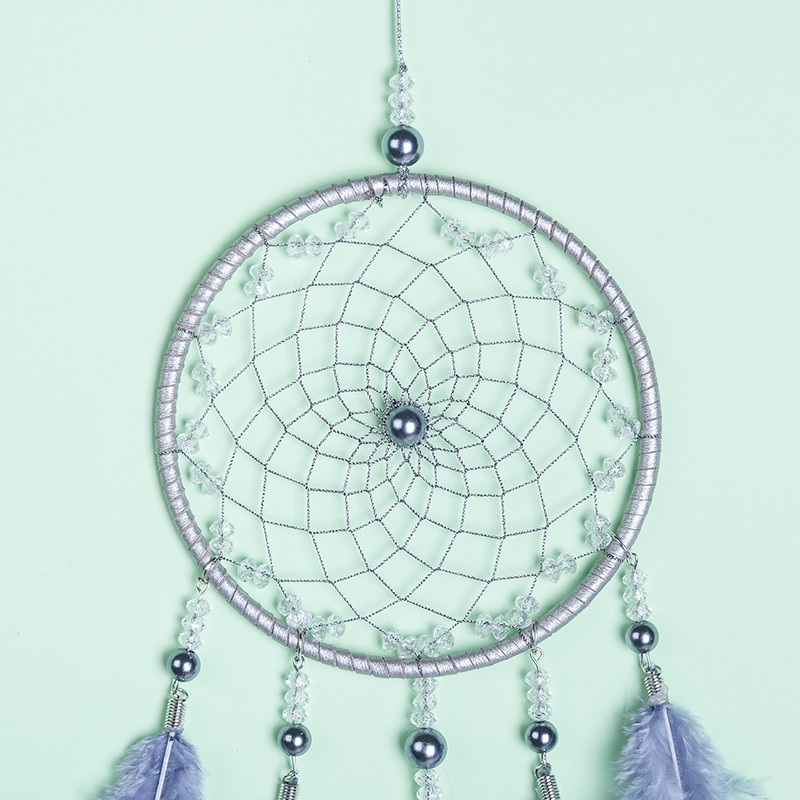 Girl's Heart Dreamcatcher Net Hanging Decoration Handmade Wind Chimes Room Decoration Creative Send Students Birthday Tanabata Valentine's Day