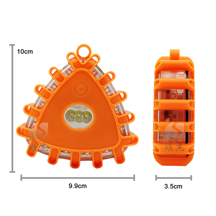 Amazon new vehicle burst light triangle led traffic warning light rotating road safety light