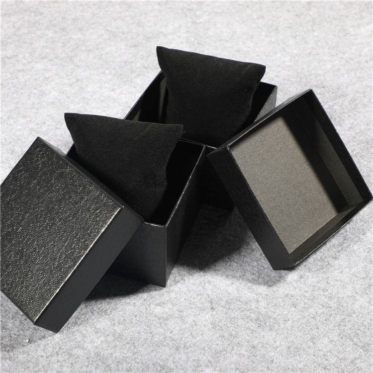 Black watch box Net Red jewelry box trembles jewelry box pillow bag factory direct sales can add logo