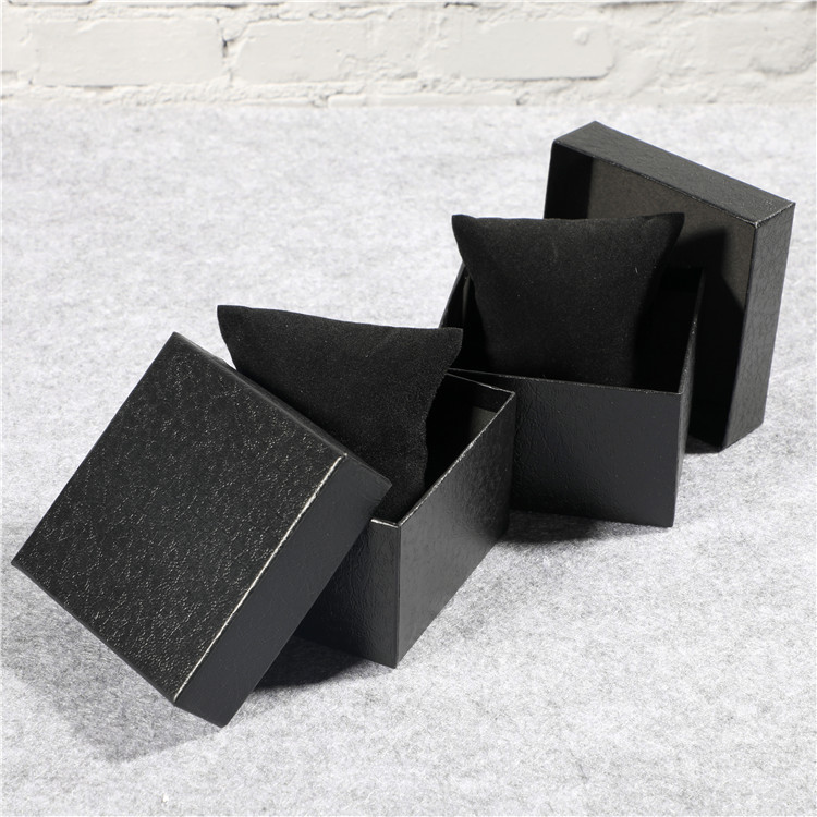 Black watch box Net Red jewelry box trembles jewelry box pillow bag factory direct sales can add logo