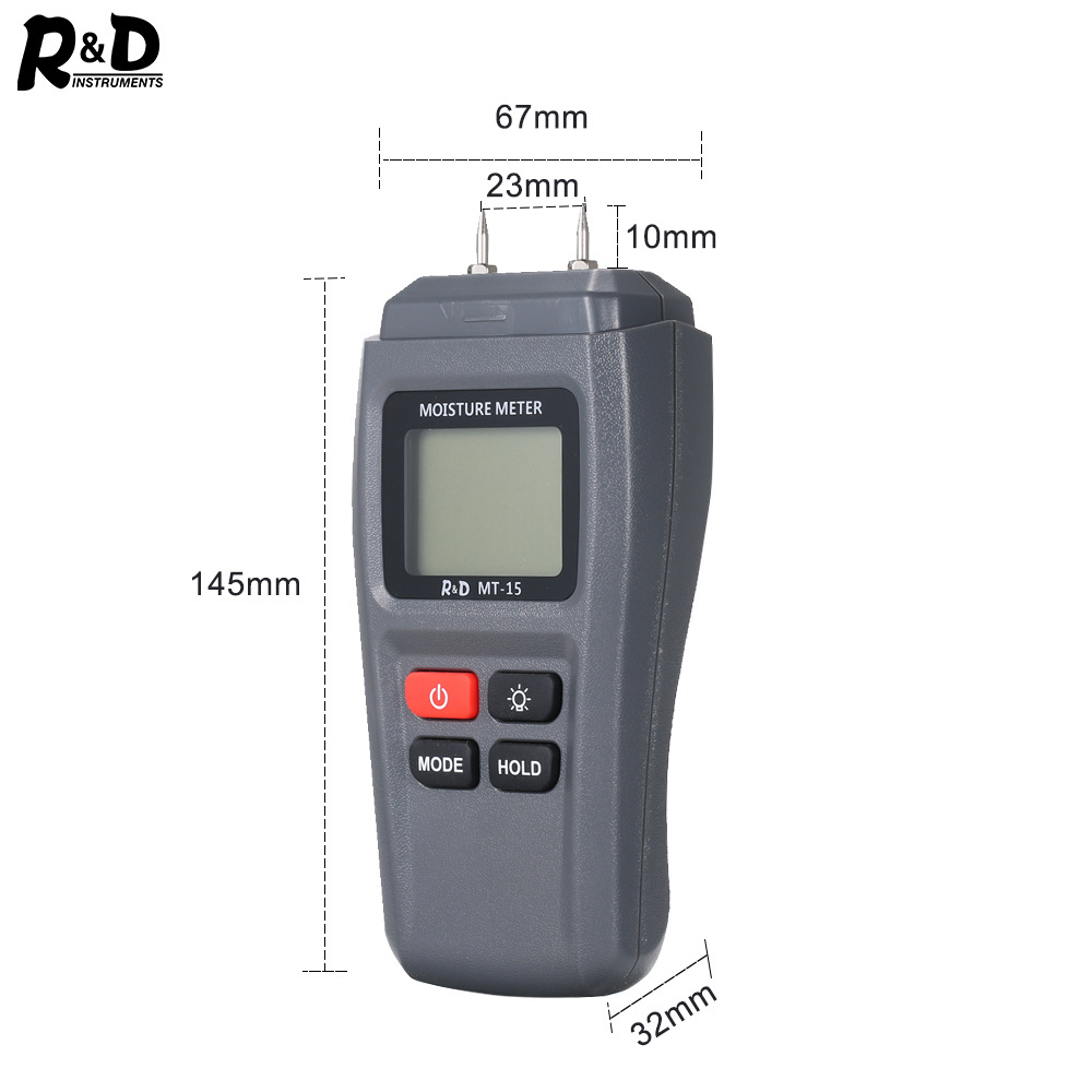 Red Dragon Needle Type Mt15 Wood Moisture Tester Moisture Meter Moisture Meter Wood Cardboard Mixed Wall Moisture Content