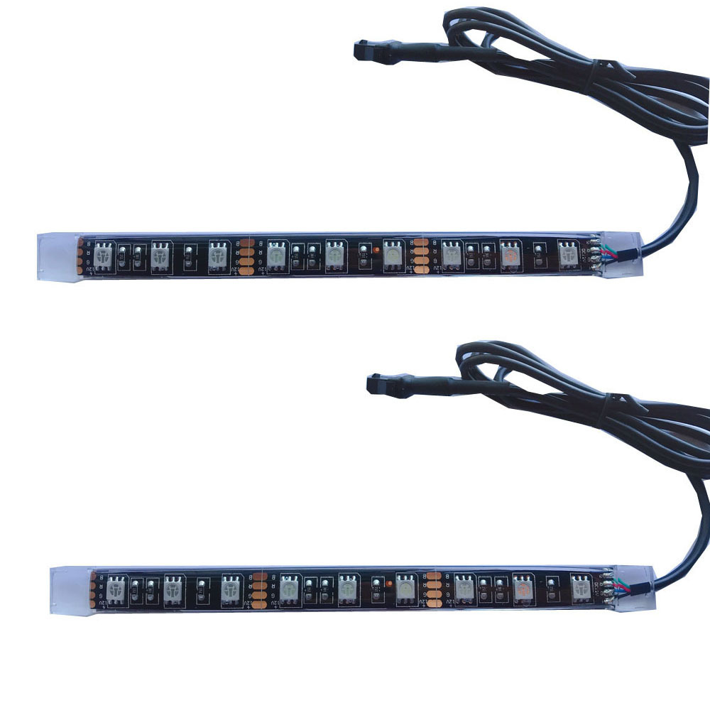 Factory direct 5050RGB set one drag eight motorcycle atmosphere light with switch bluetooth motorcycle light