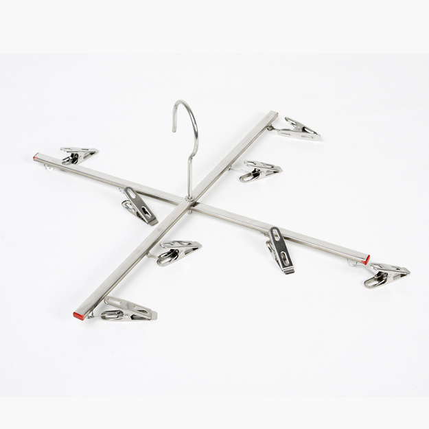 Многофункциональная вешалка кросс 4 зажима 8 зажимов нержавеющая сталь многофункциональная вешалка для брюк зажим для подгузников складная