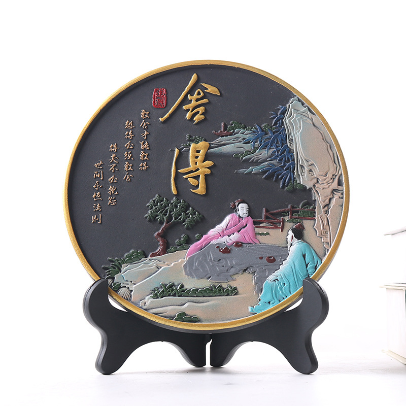 Creative Ornaments, Carbon Carving Crafts, Chinese Style Ethnic Style Girls' New House Decorations, Retro Home Furnishings