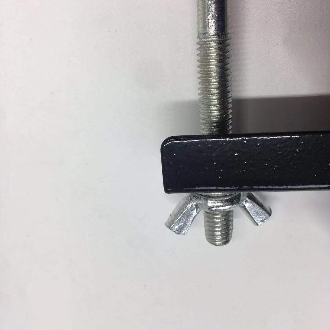 Car battery bracket adjustable fixing frame battery iron bracket