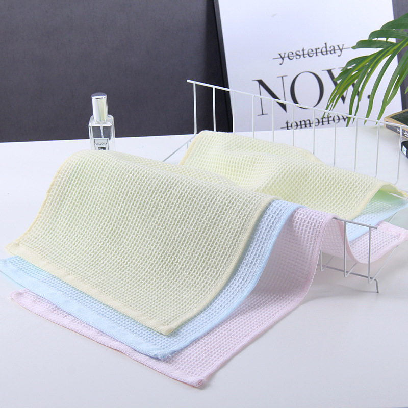 Pure Cotton Small Towel Double-Layer Gauze Children's Towel Kindergarten Children's Face Towel Hand Towel Manufacturer Wholesale Skin-Friendly Baby and Child
