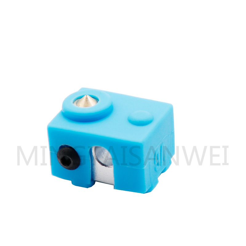3D printer accessories E3D-V6 improved heating aluminum block silicone case high temperature resistant protective cover silicone 280 degrees