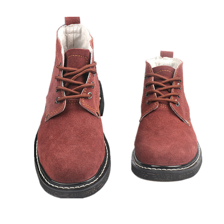 Men's Breathable Work Shoes with Tire Soles, Steel Toe Caps, Anti-Smash, Anti-Puncture, Welding Shoes, High Temperature Resistance and Anti-Slip