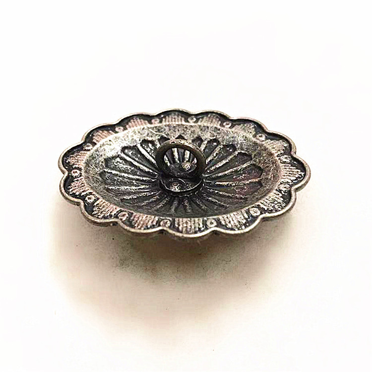 Oval Cloth Buckle Alloy Decorative Buckle DIY Vintage Leather Buckle Luggage Chain Key Chain Coin Buckle Ring Style