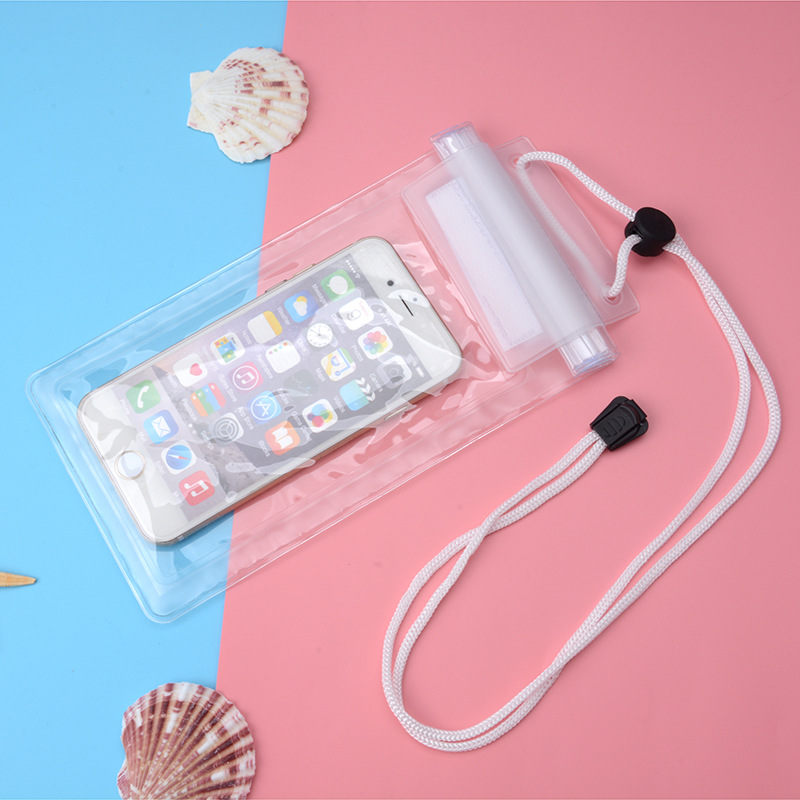 VPB mobile phone waterproof bag transparent touch screen underwater photo drifting swimming hot spring universal diving set Wholesale