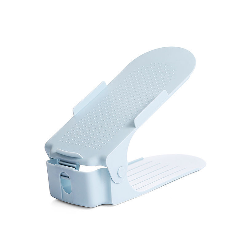 TikTok Multifunctional Simple Shoe Rack Folding Internet Celebrity Dustproof Shoe Rack Plastic Adjustable Door Shoe Rack