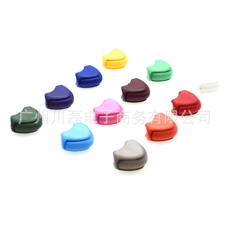 Factory direct color plastic pull tail clip plastic folding pull tail clip plastic rope tail clip webbing tail clip