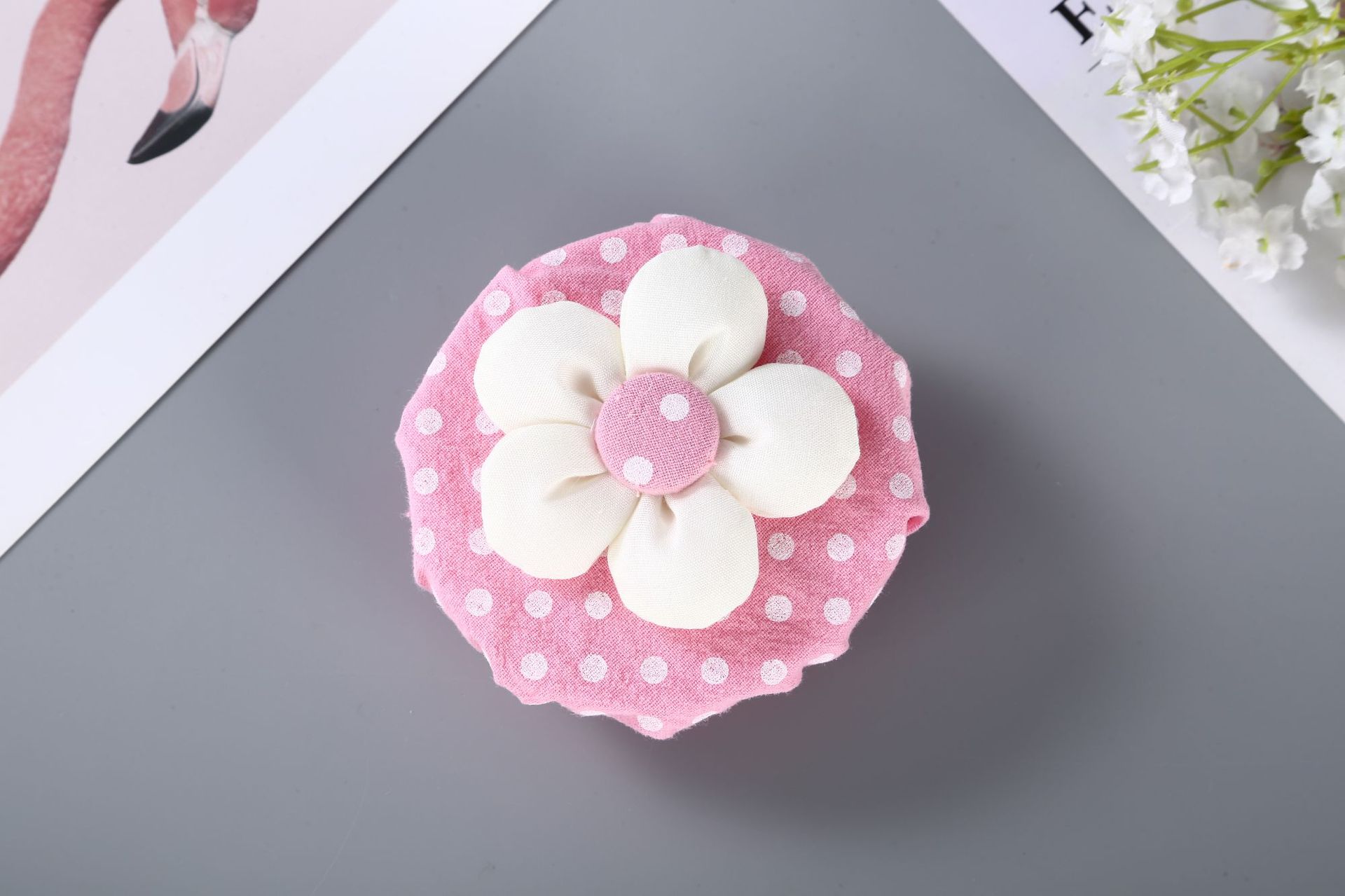 Wholesale Supply of Flower Round Door Handle Protective Cover, Cool Cover, Suitable for Autumn and Winter Home Furnishings