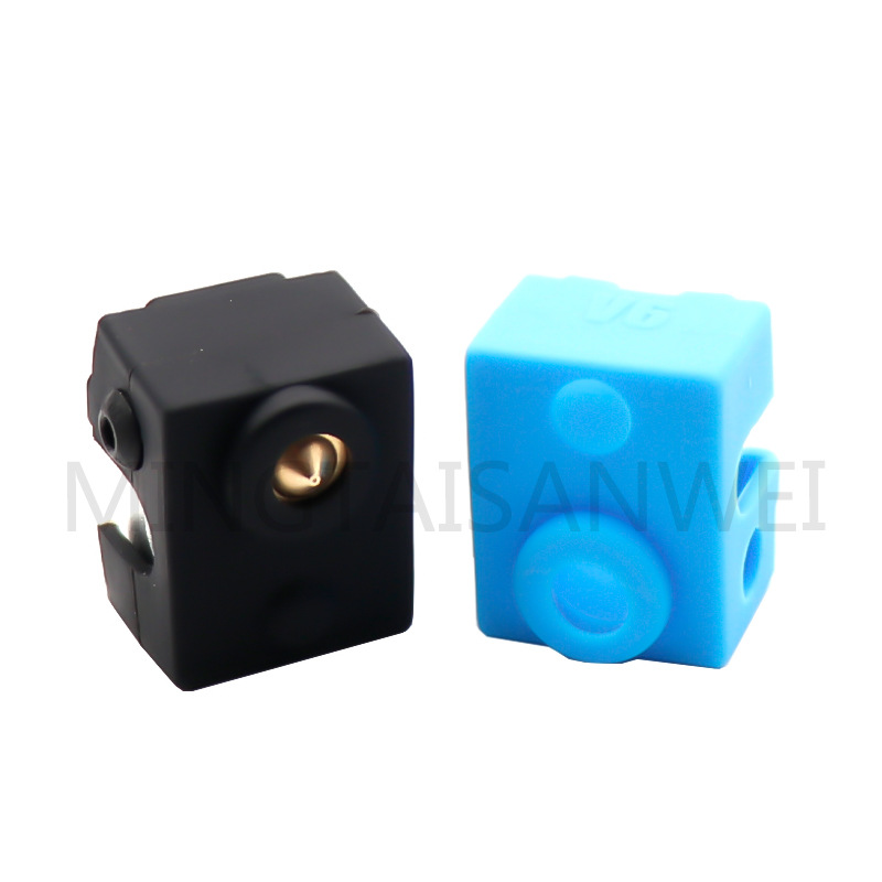 3D printer accessories E3D-V6 improved heating aluminum block silicone case high temperature resistant protective cover silicone 280 degrees